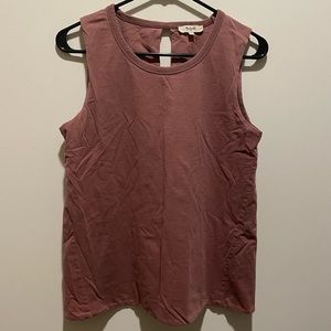Madewell Womens Maroon Tank Top Size S